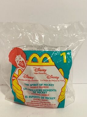 McDonalds Disney The Spirit of Mickey # 1 Mickey Mouse Happy Meal Toy 1998